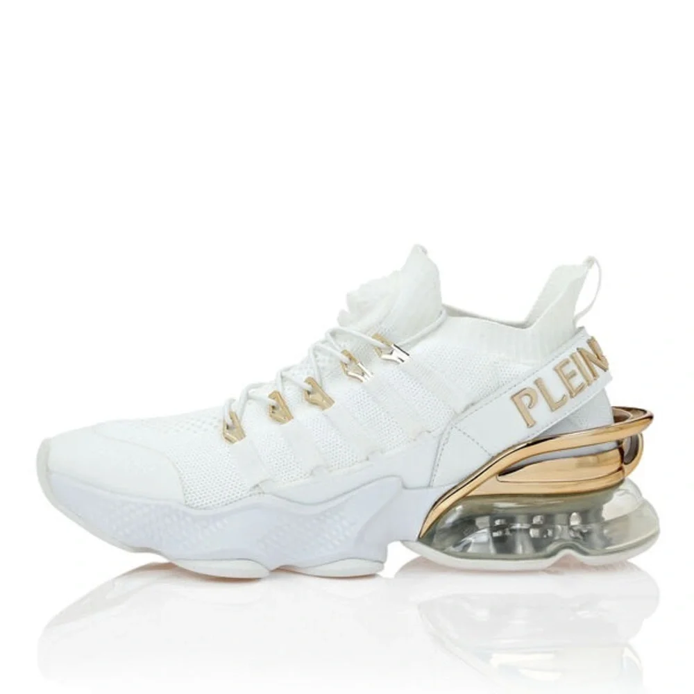 Philipp Plein Sport Tiger Attack Gen.X.04 White Gold Sneakers Men